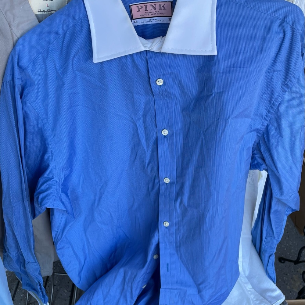 Thomas Pink 2 tone Mens dress shirt